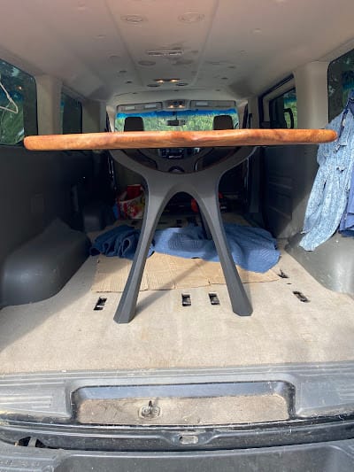Customer photo review of Furniture Legs 414 Hatty 28H Modern Metal Table Legs