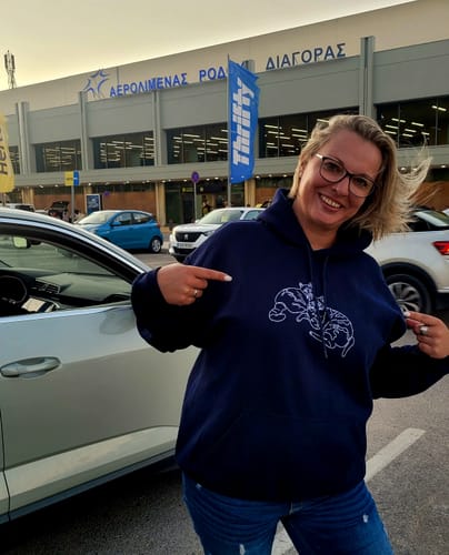 Customer photo review of Personalisierter & bestickter Hoodie