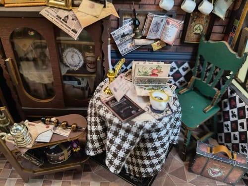 Customer photo review of Magic Coffee Shop DIY Miniature House Kit