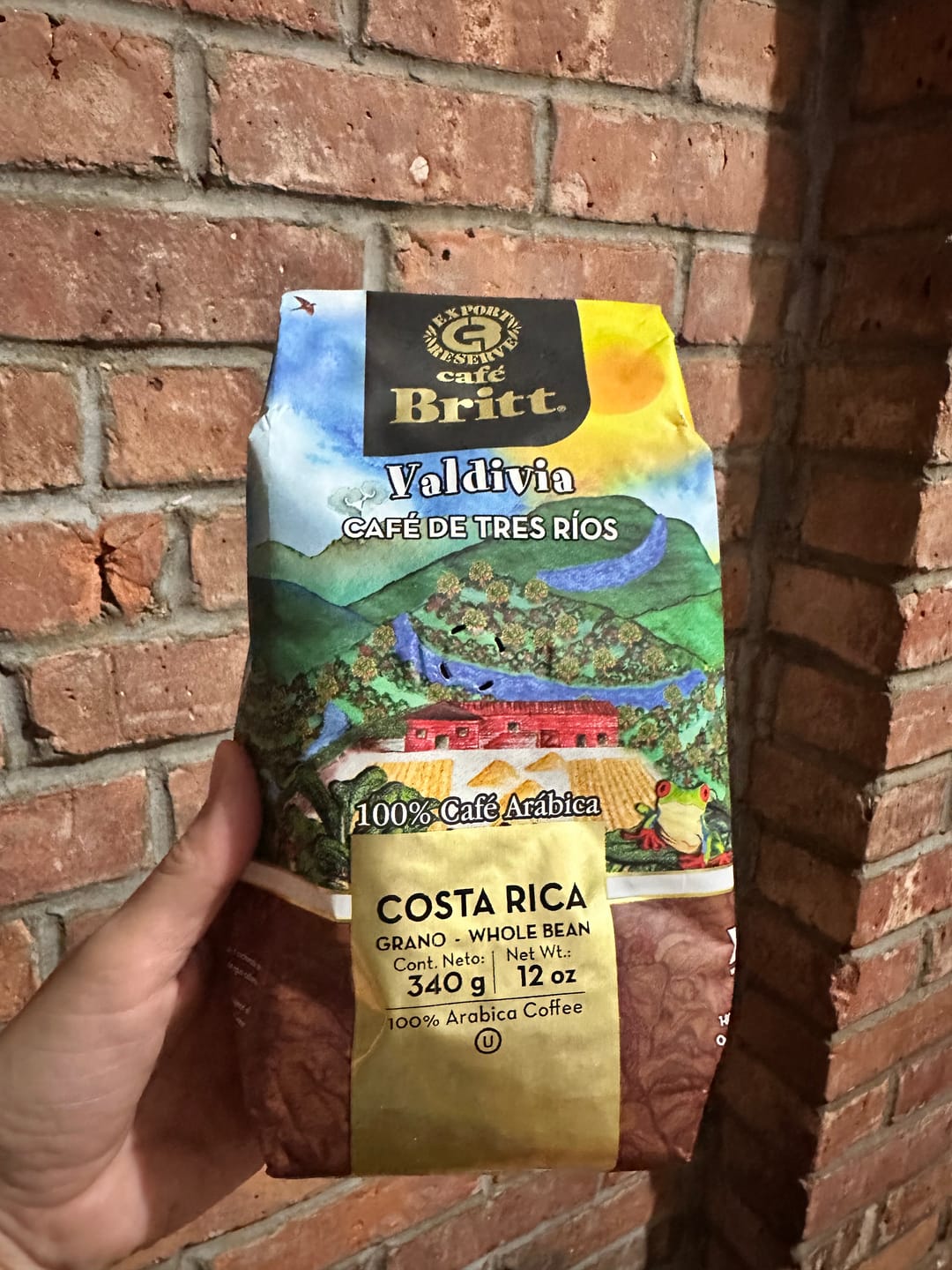 Customer photo review of COSTA RICAN TRES RIOS VALDIVIA COFFEE