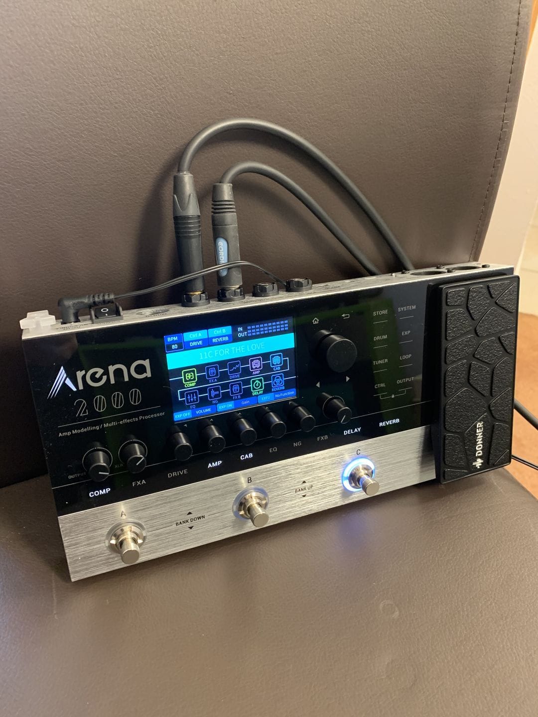 Customer photo review of Donner Arena 2000 Pédale Multi-Effets