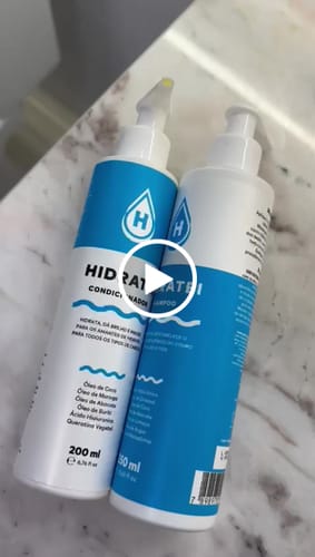 Customer video review of Kit Shampoo e Condicionador Hidratei
