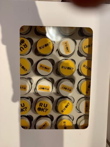 Customer photo review of R U OK Day - Edible Icing Images - Pre-cut