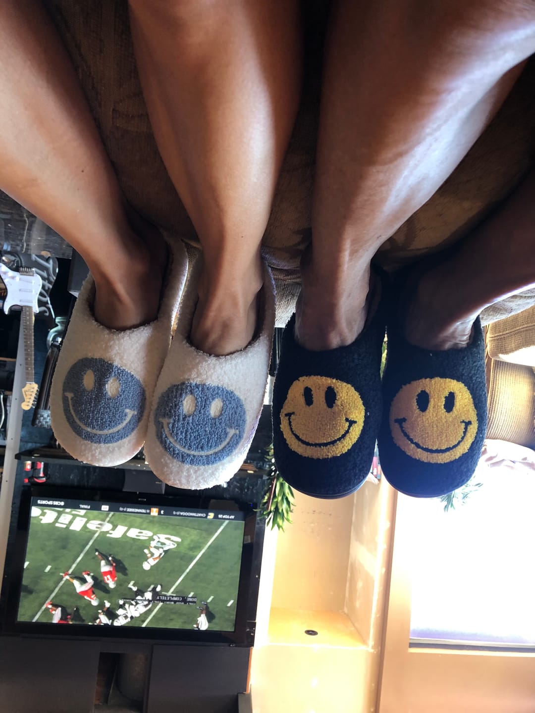 Customer photo review of Happy Face Slippers