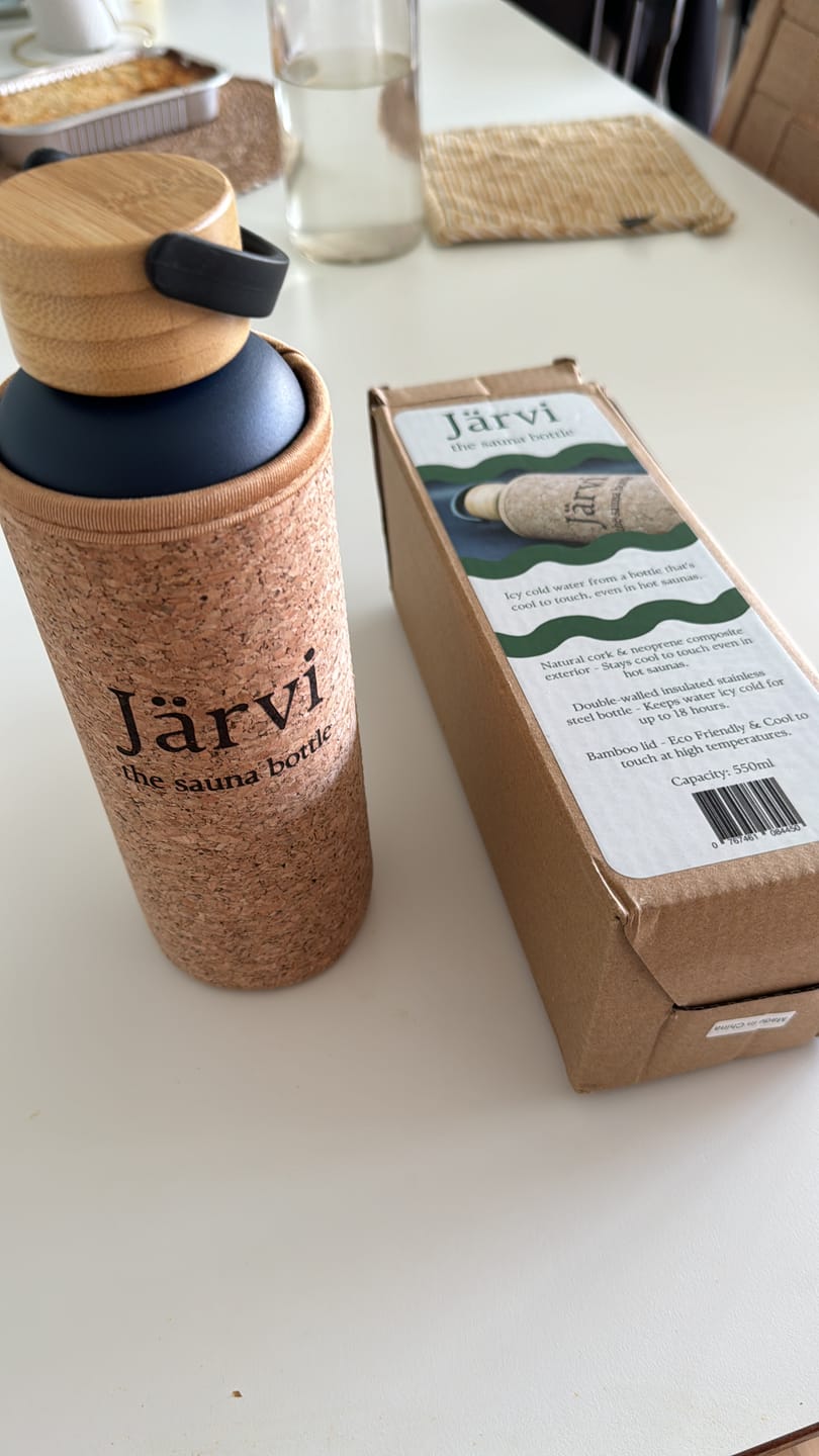 Customer photo review of The Sauna Bottle by Jarvi