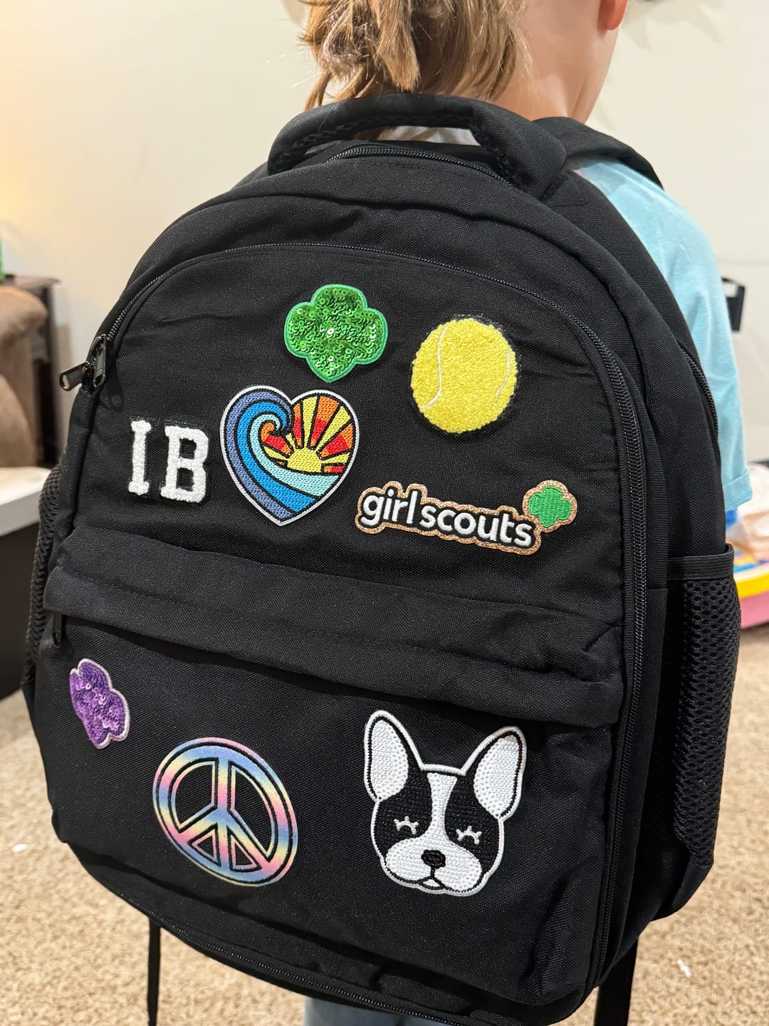 Customer photo review of Recycled Backpack