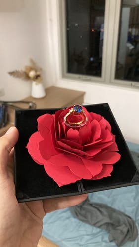Customer photo review of 3ct Dublin Engagement Ring