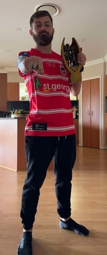 Customer photo review of 2024 St. George Illawarra Dragons Away Jersey