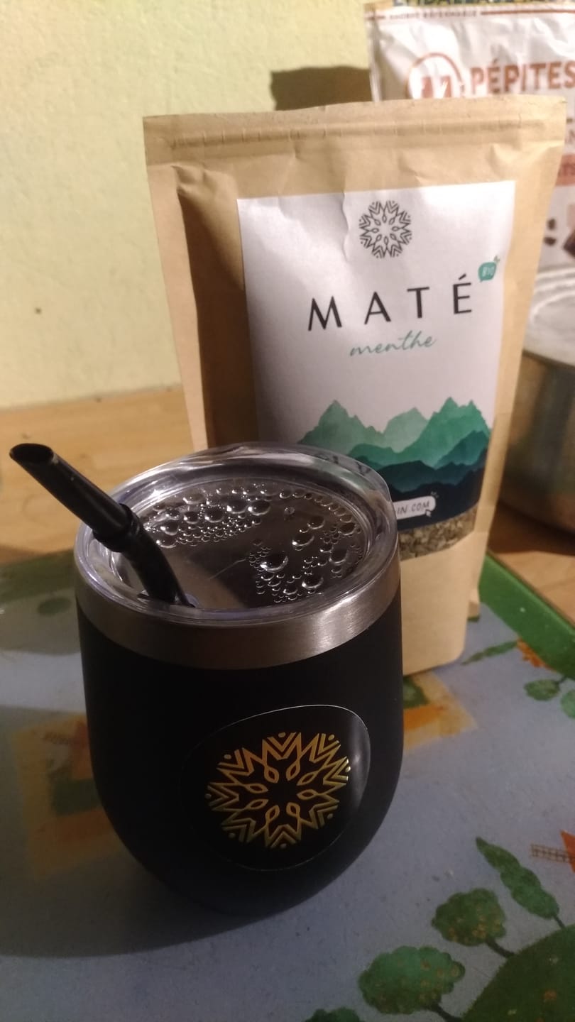Customer photo review of Maté Menthe 🍃