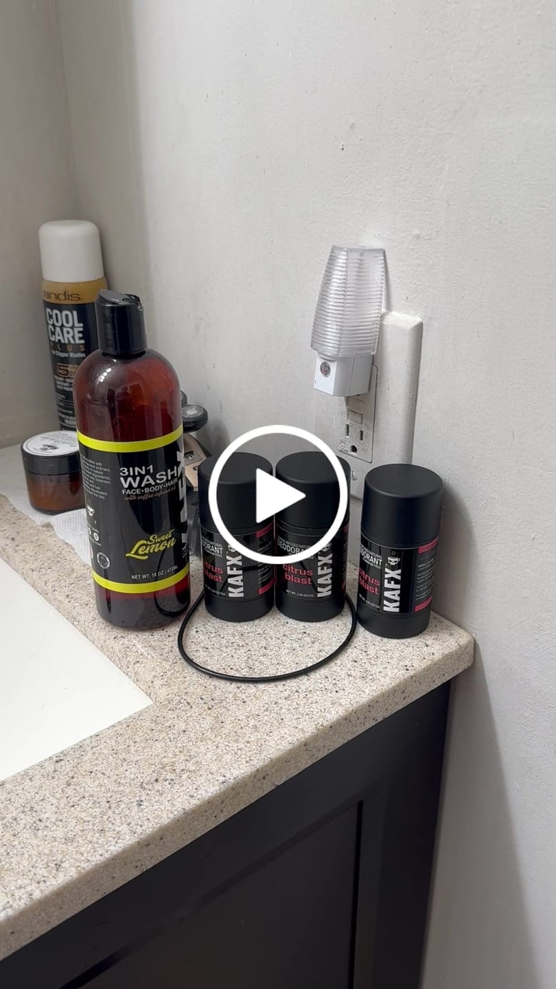 Customer video review of Citrus Blast 3 Pack of KAFX Body Natural Deodorant
