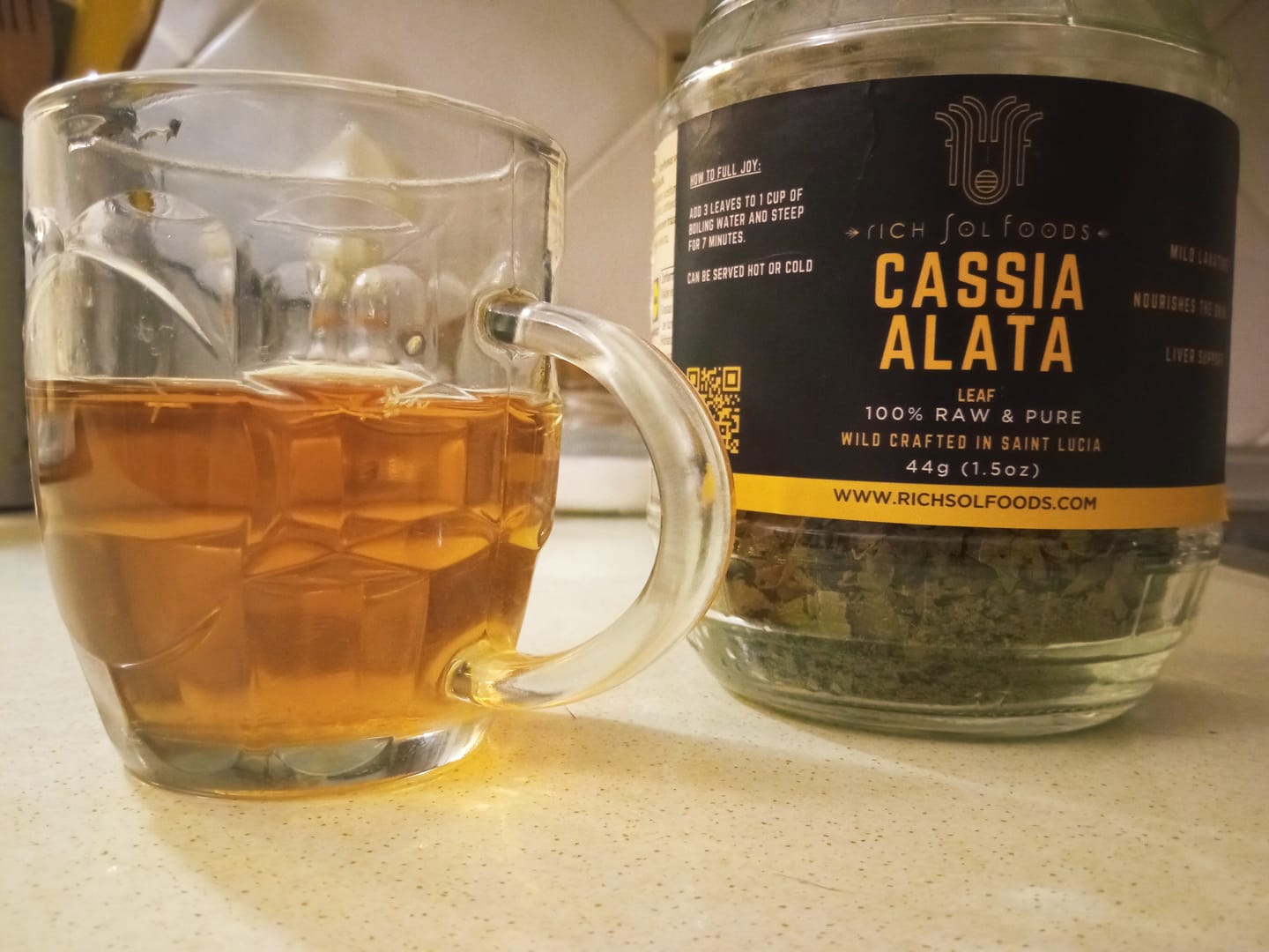 Customer photo review of Cassia Alata Leaf