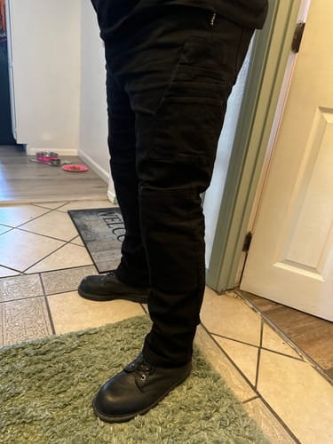 Customer photo review of FX-1 Slim Work Pants Blackout