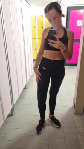 Customer photo review of Leggings Push up Gym Fashion Nero
