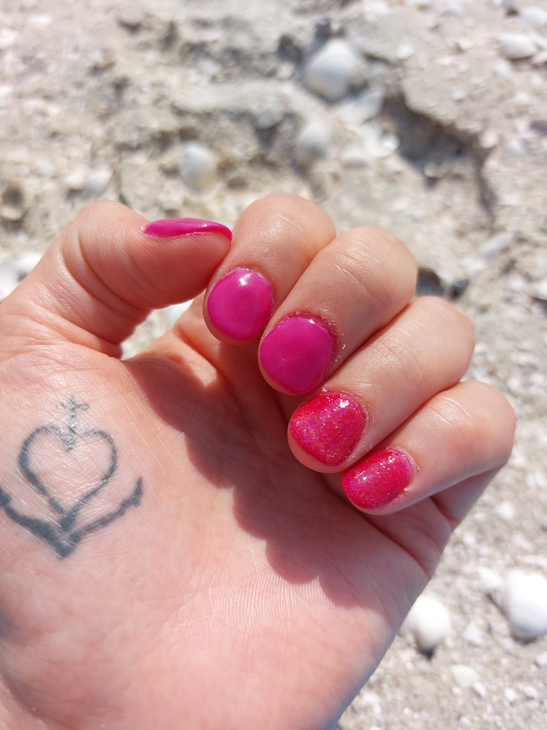 Customer photo review of Soft Lila Dipping Powder