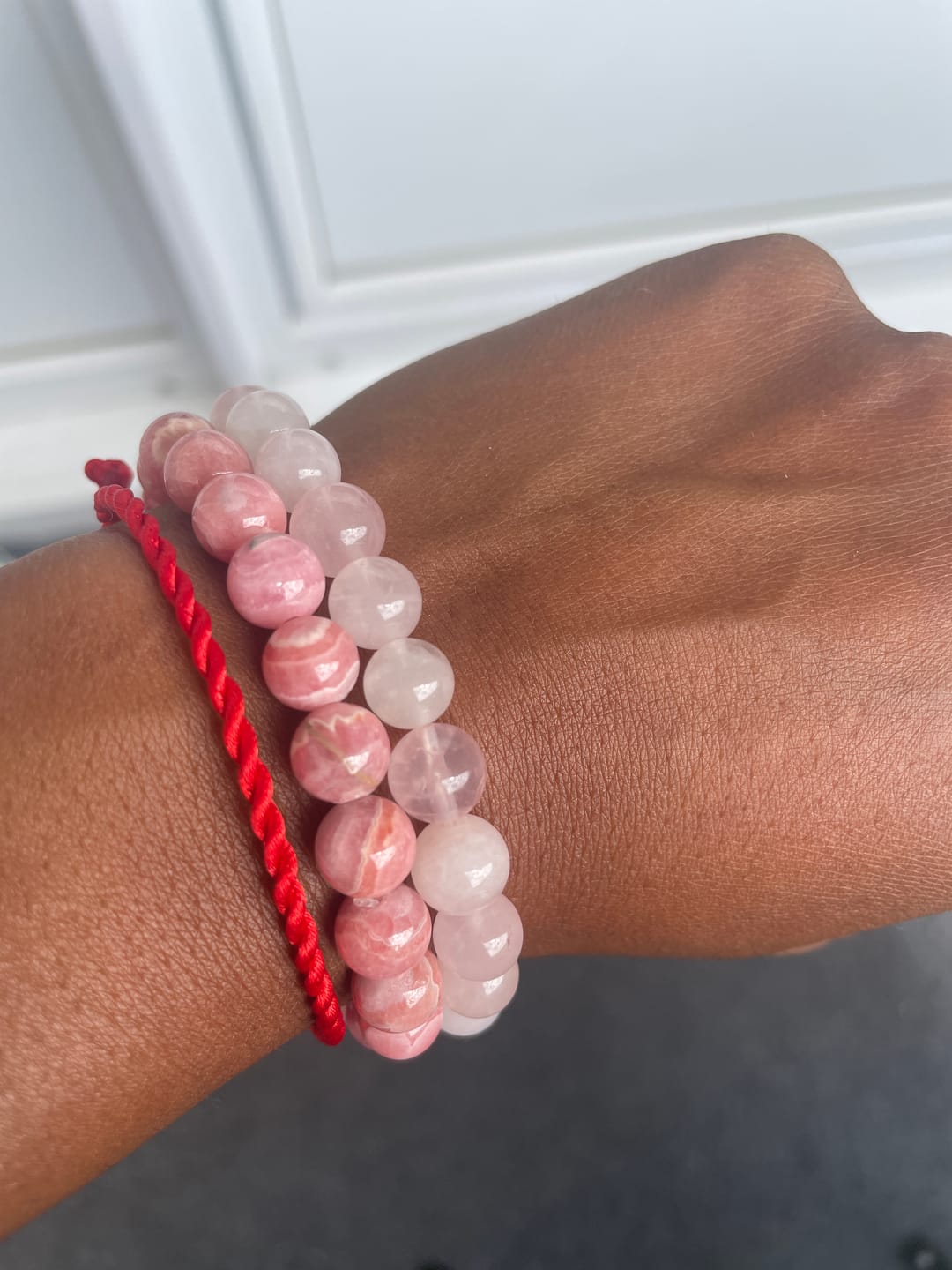 Customer photo review of Bracelet Rhodochrosite