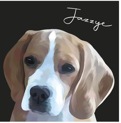 Customer photo review of Pet Art Canvas Wrap