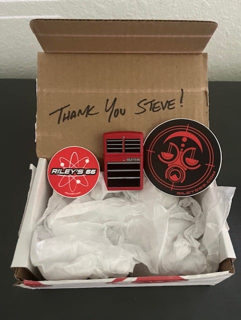 Customer photo review of EXCLUSIVE - RILEY'S 66 ZIPPO LIGHTER - Toolbox - Red Matte