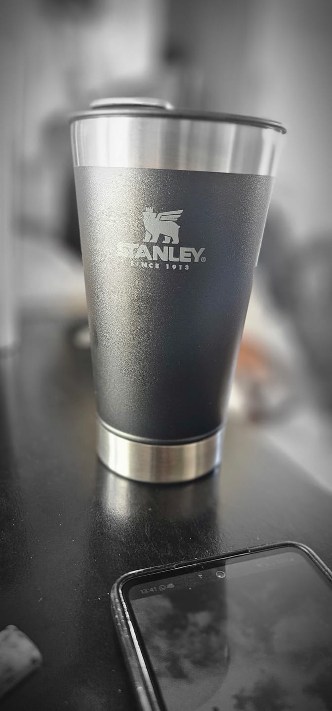 Customer photo review of Stanley Beer Pint