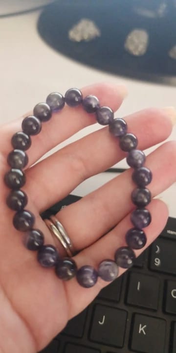 Customer photo review of Amethyst Armband - Serenity Dream