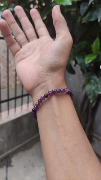 Customer photo review of Amethyst Armband - Serenity Dream