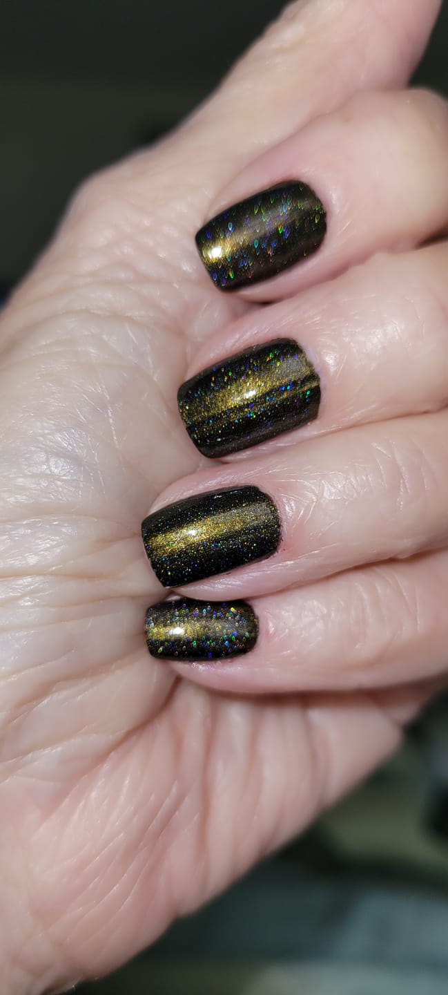 Customer photo review of Eclipse | Holographic Top Coat