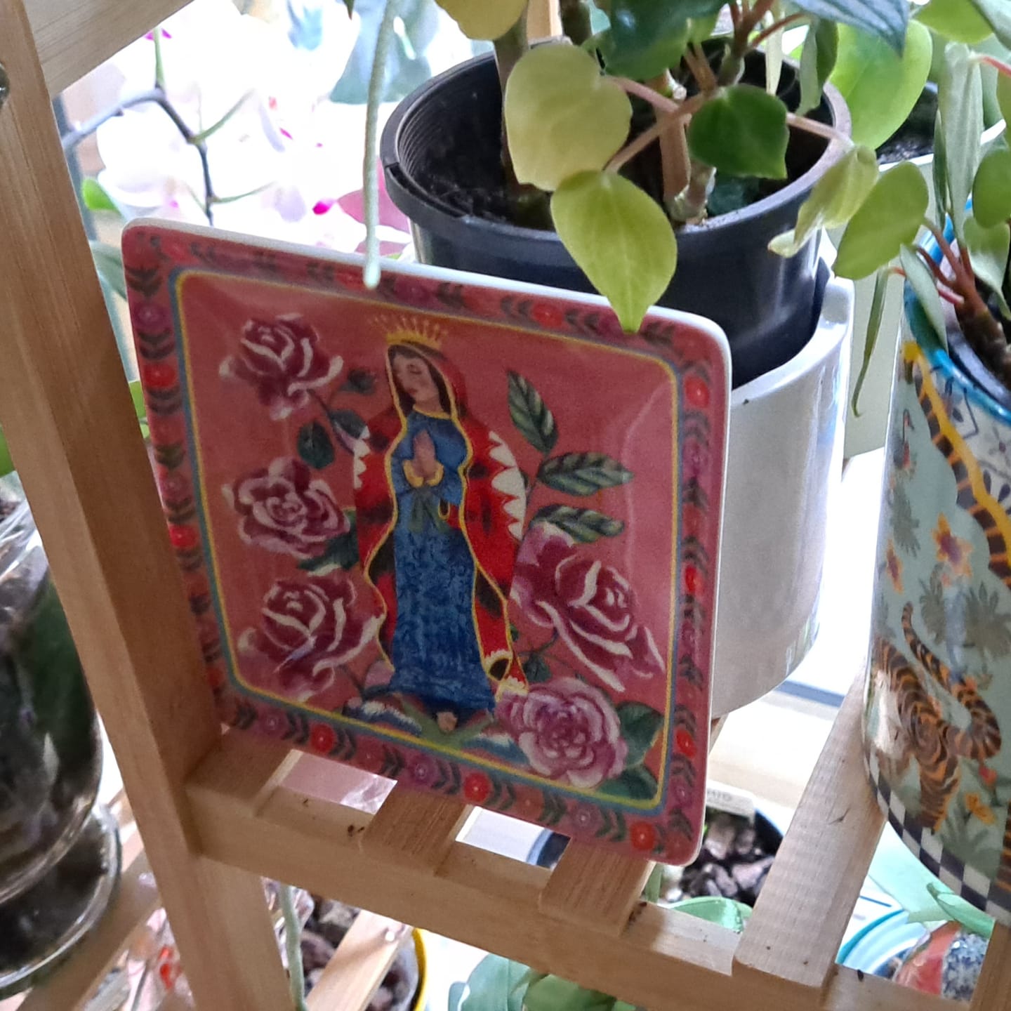 Customer photo review of Square Trinket Tray Viva La Vida Guadalupe