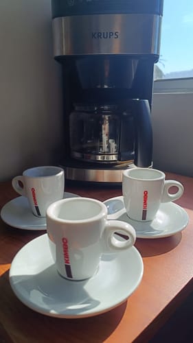 Customer photo review of Pack 3kg Kimbo Extra Cream con taza Kimbo Espresso