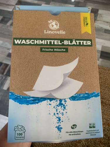 Customer photo review of Waschmittelblätter + 50 Extra GRATIS Wäschen