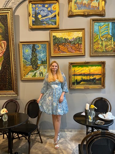Customer photo review of Starry Night short fairy dress