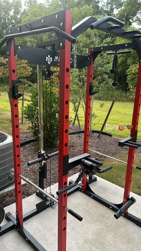Customer photo review of Power Rack Cover