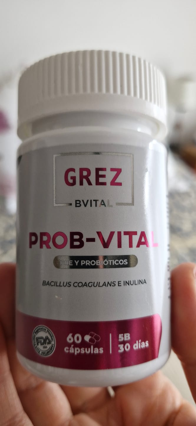 Customer photo review of PROB-VITAL - Simbiótico (Probióticos & prebióticos)