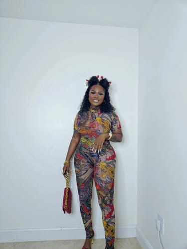 Customer photo review of Coi Jumpsuit