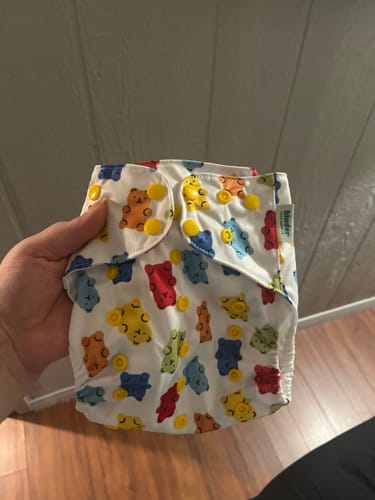Customer photo review of New Parent Starter Bundles: Pocket Cloth Diapers with Athletic Wicking Jersey and More