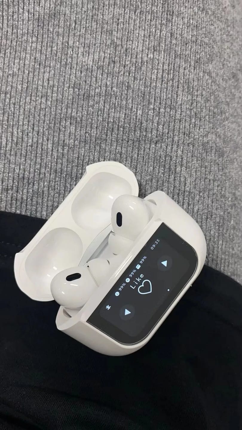 Customer photo review of A9 Pro LCD Touch Screen Earbuds - (IMPORTED)