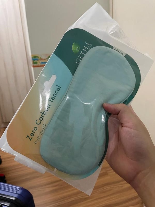Customer photo review of Zero Carbon Tencel Eye Mask