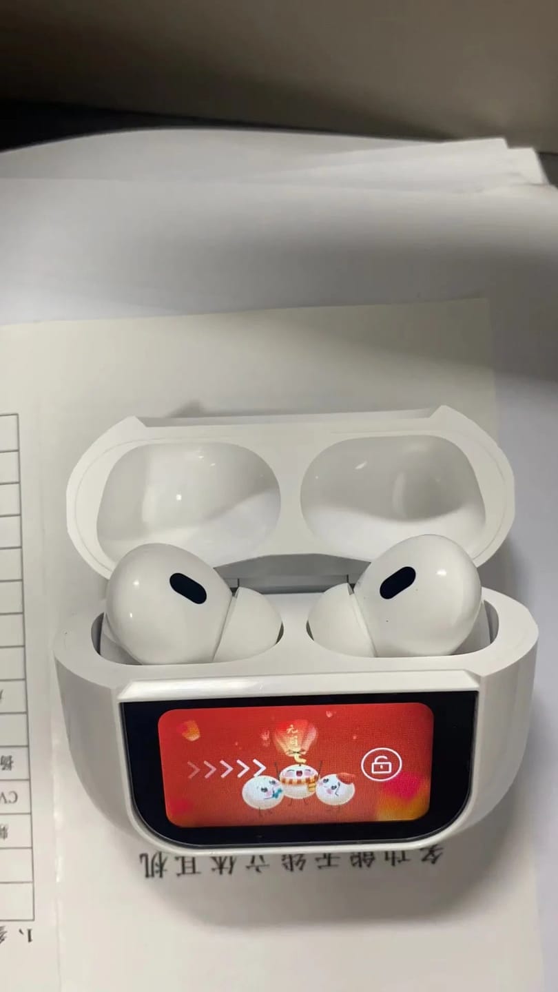 Customer photo review of A9 Pro LCD Touch Screen Earbuds - (IMPORTED)