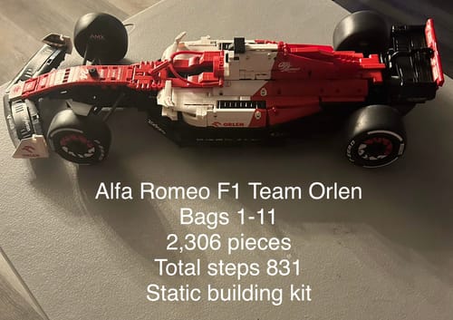 Customer photo review of The Official Alfa Romeo C42 2305pcs