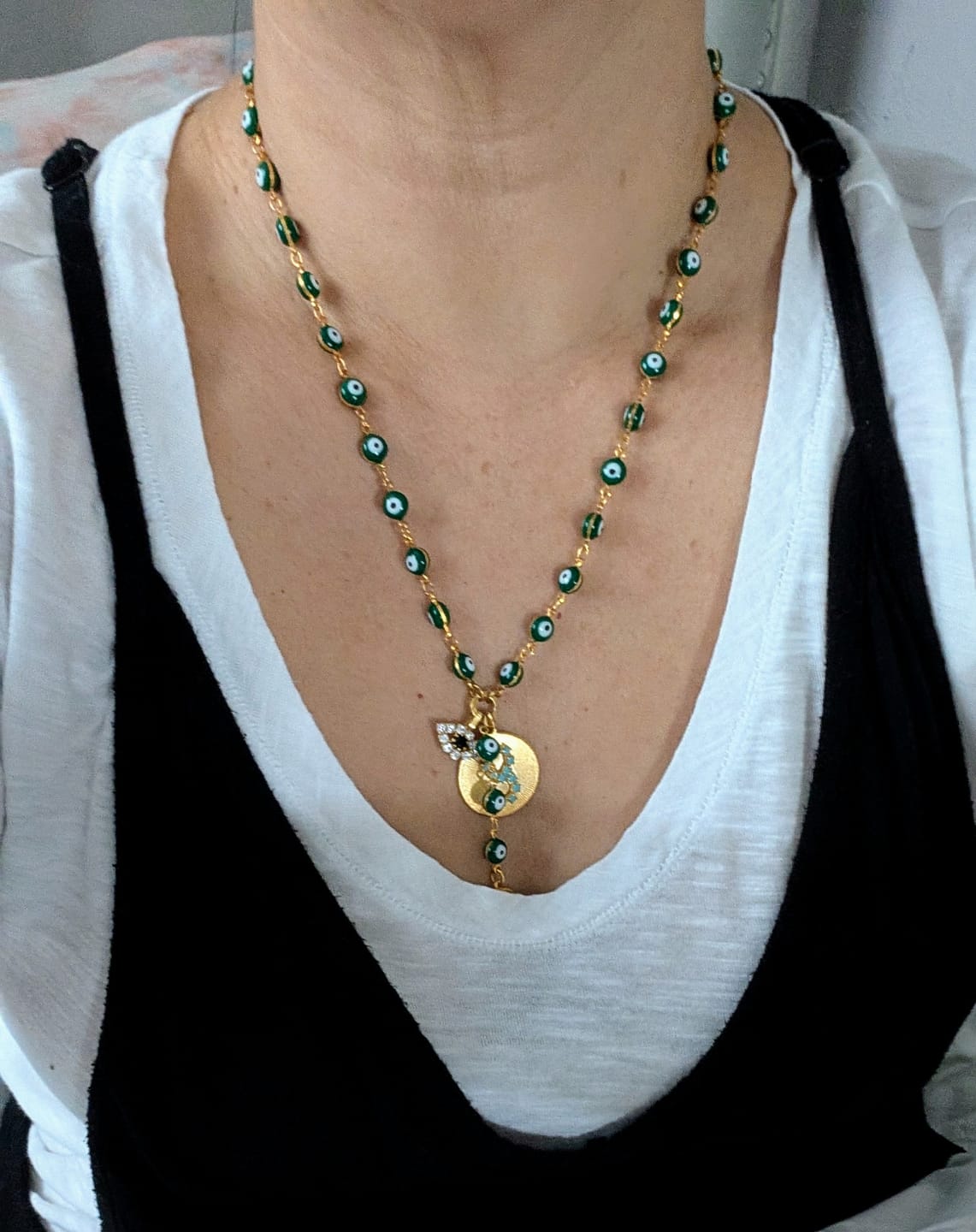 Customer photo review of Galia Necklace