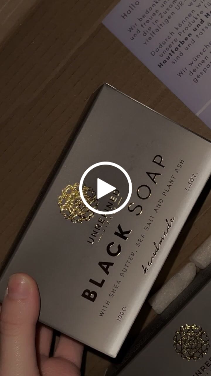 Customer video review of SHEA SOAP