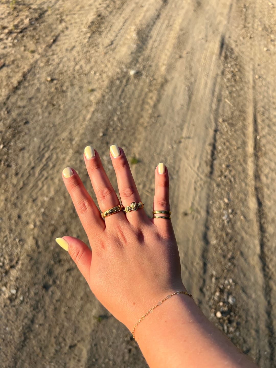 Customer photo review of Celestial Gold Ring