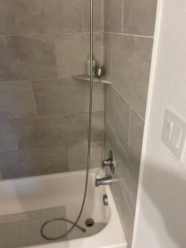 Customer photo review of 108 Inch Shower Hose