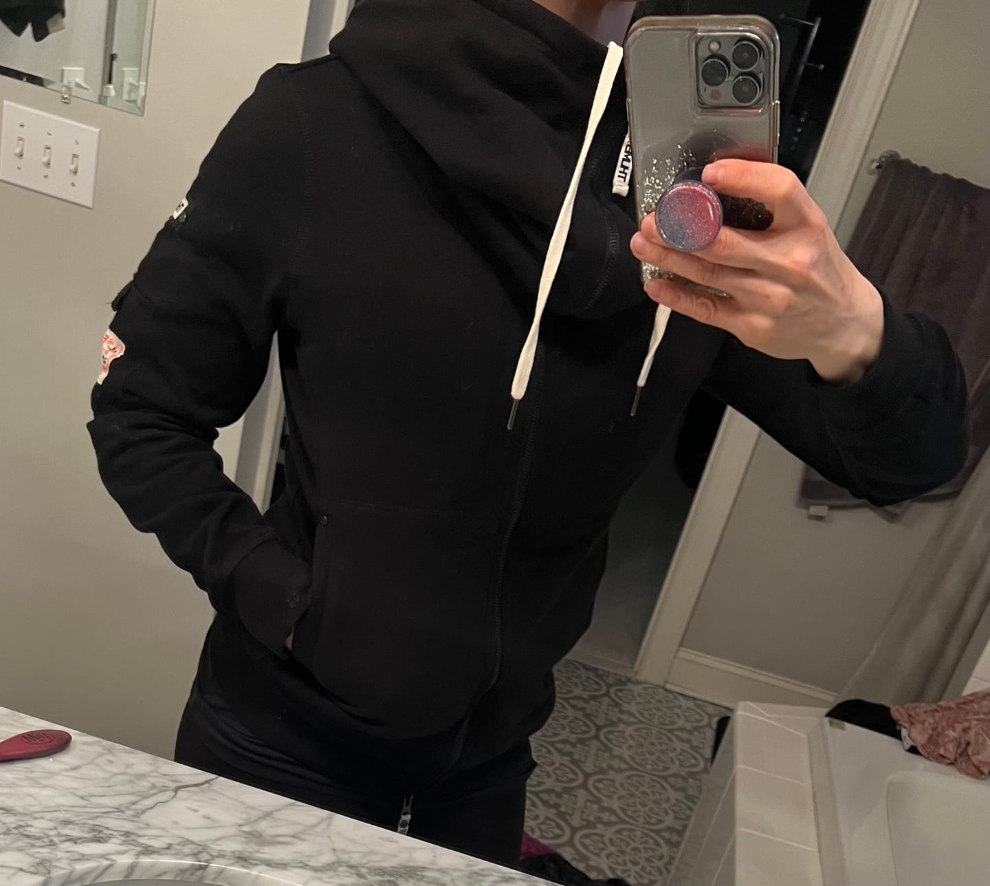 Customer photo review of THE CASEY FLEECE