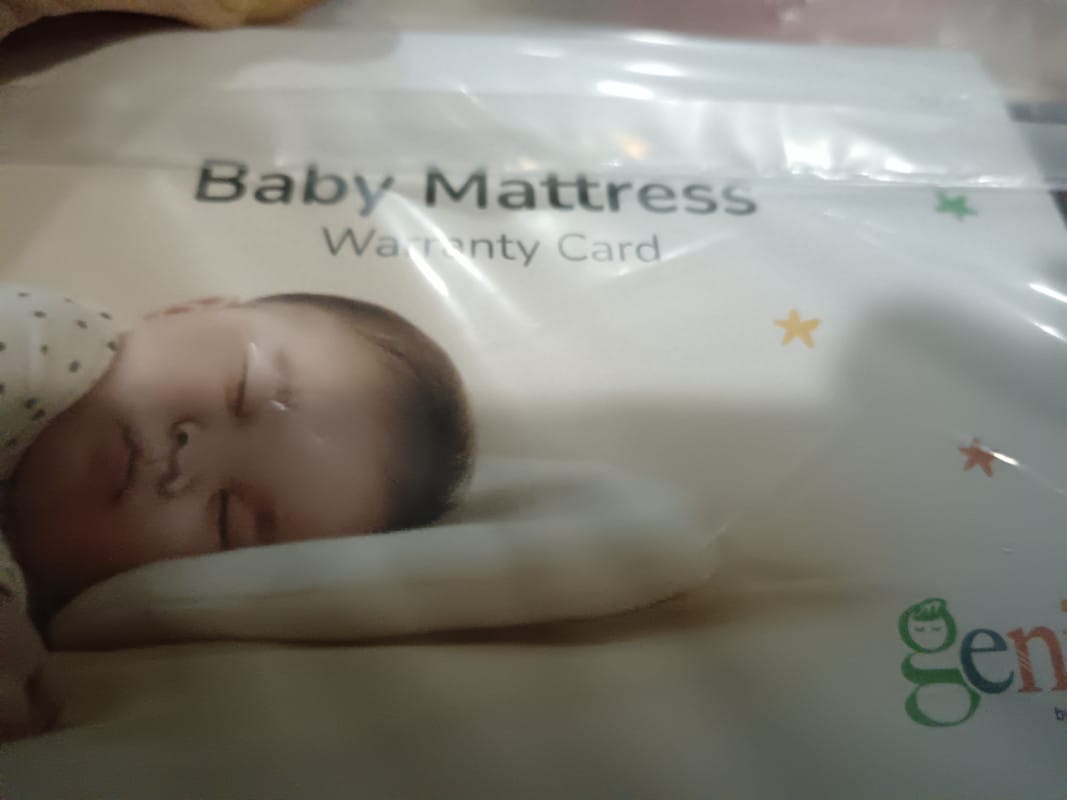 Customer photo review of Getha Baby Mattress 100% Natural Latex with French Wool Padding