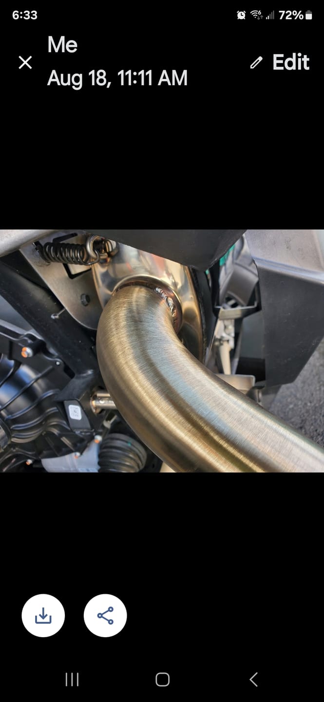 Customer photo review of 2020-2024 Polaris RZR PRO XP & Turbo R Sport Muffler, Slip-On Catless Sport Muffler