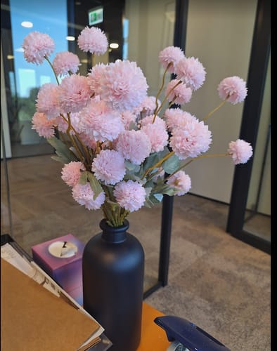 Customer photo review of Zijden Kiku Bloemen - Roze (10 stengels)