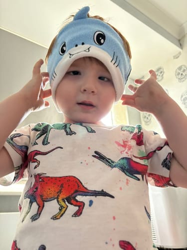 Customer photo review of Bandou™ 2.0: Award-Winning Kids Headphones