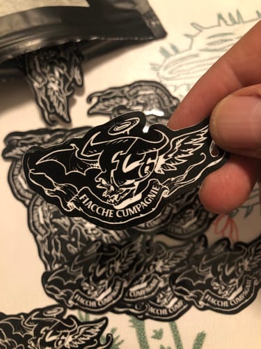 Customer photo review of Sticker Vinile Classico