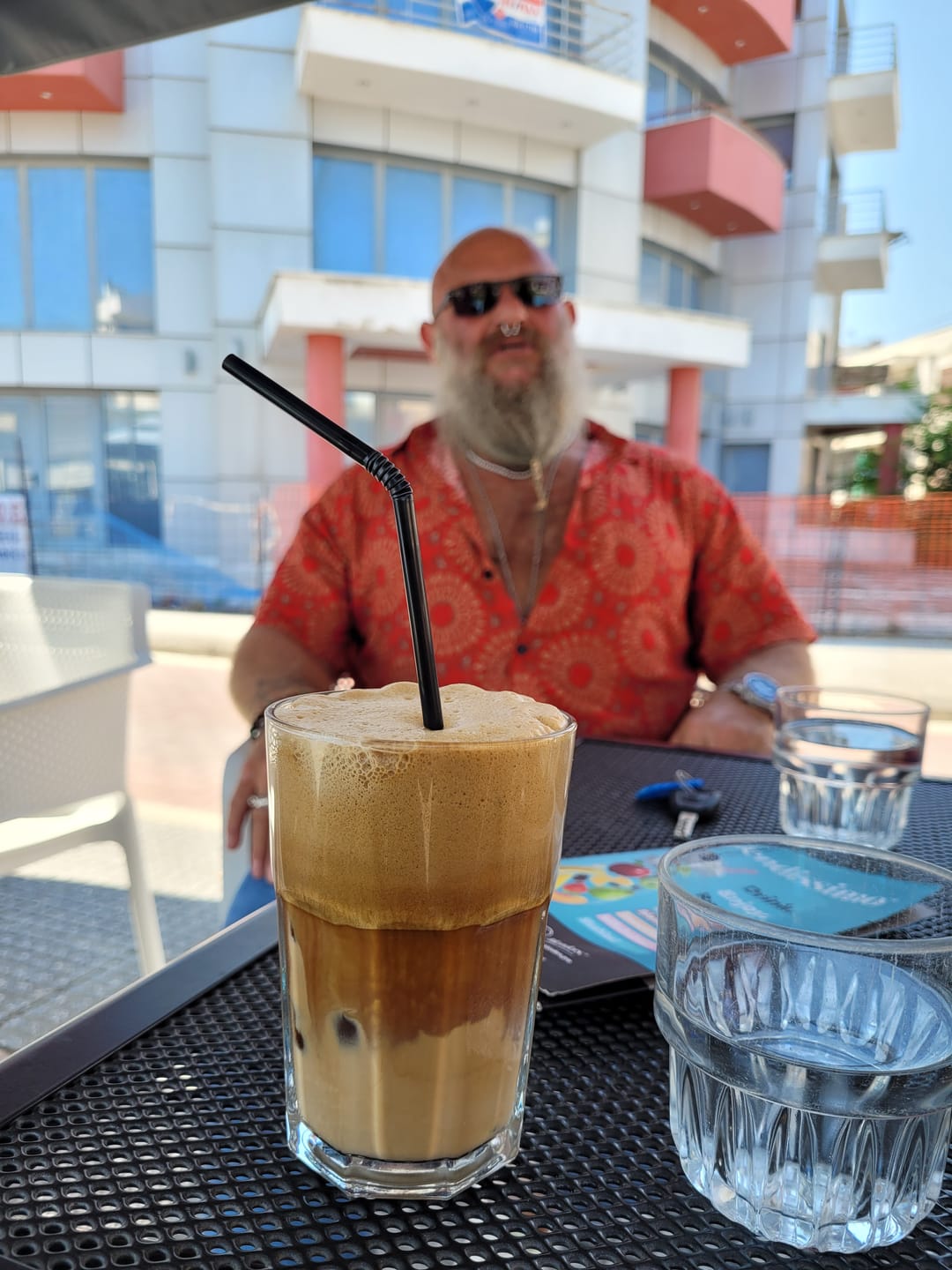 Customer photo review of Herren Baumwollhemd im 70er Kurzarmhemd