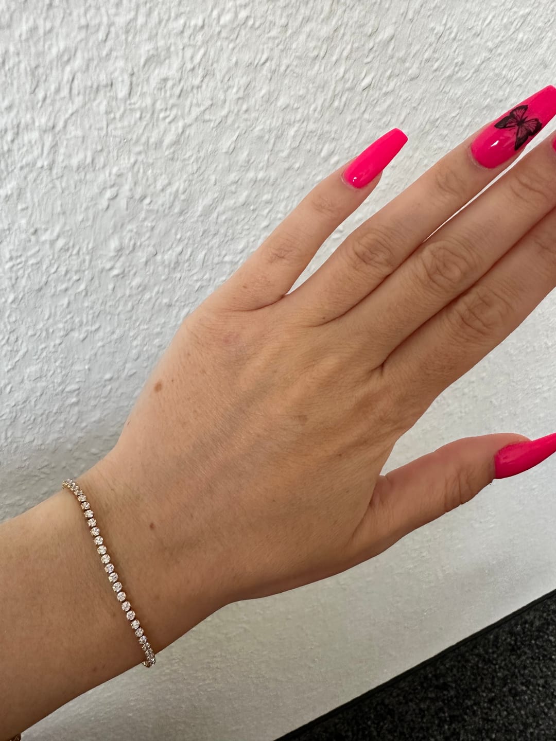 Customer photo review of Tennis Armband | 18K vergoldet