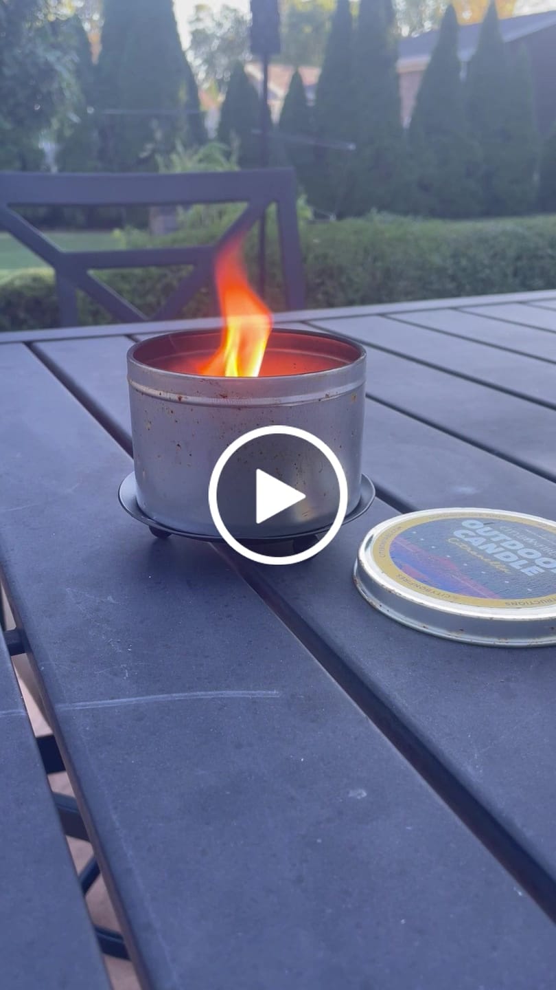 Customer video review of The Outdoor Candle - Citronella
